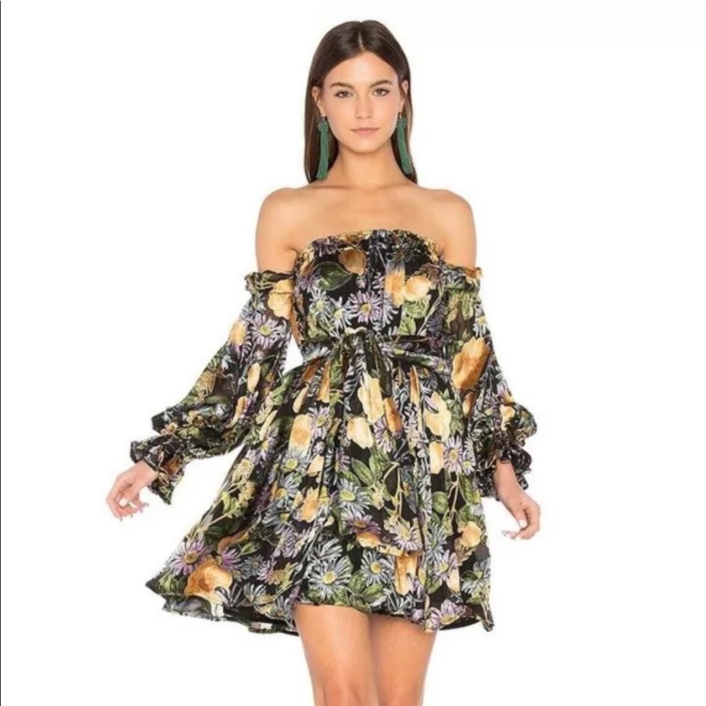 SOLD: For love and lemons Luciana mini dress small
